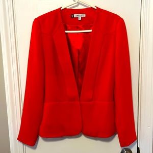 Orange/Red Blazer by Jennifer Lopez